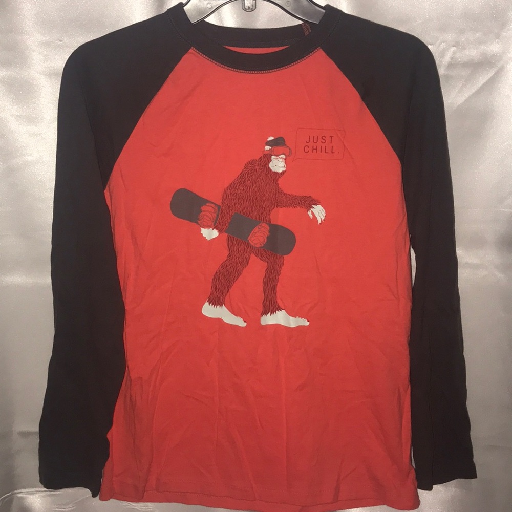 GapKids long sleeve “just chill” Size 14-16